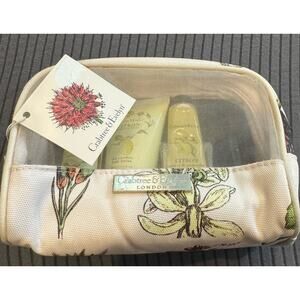 Crabtree & Evelyn Citron Gift Set Lotion Shower Gel  Nails Hand Therapy New